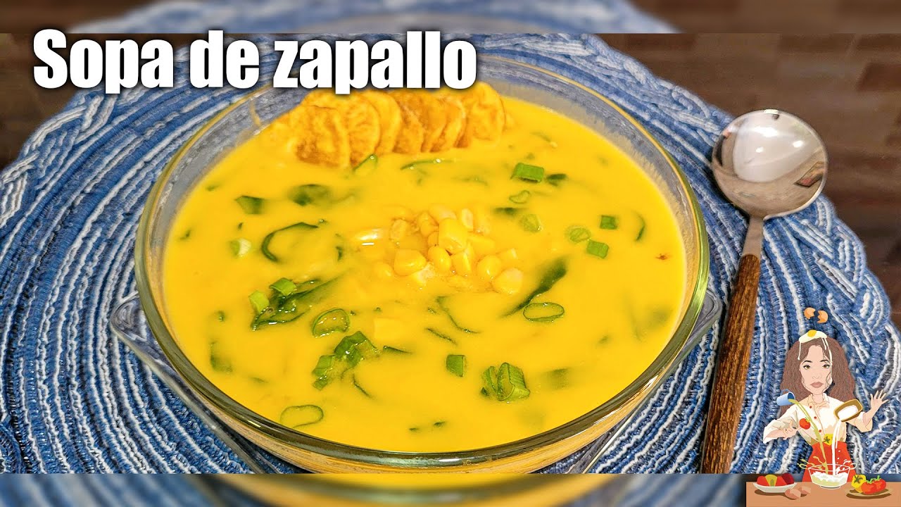 ‼️Receta de 20 minutos‼️SOPA DE ZAPALLO CON ESPINACA