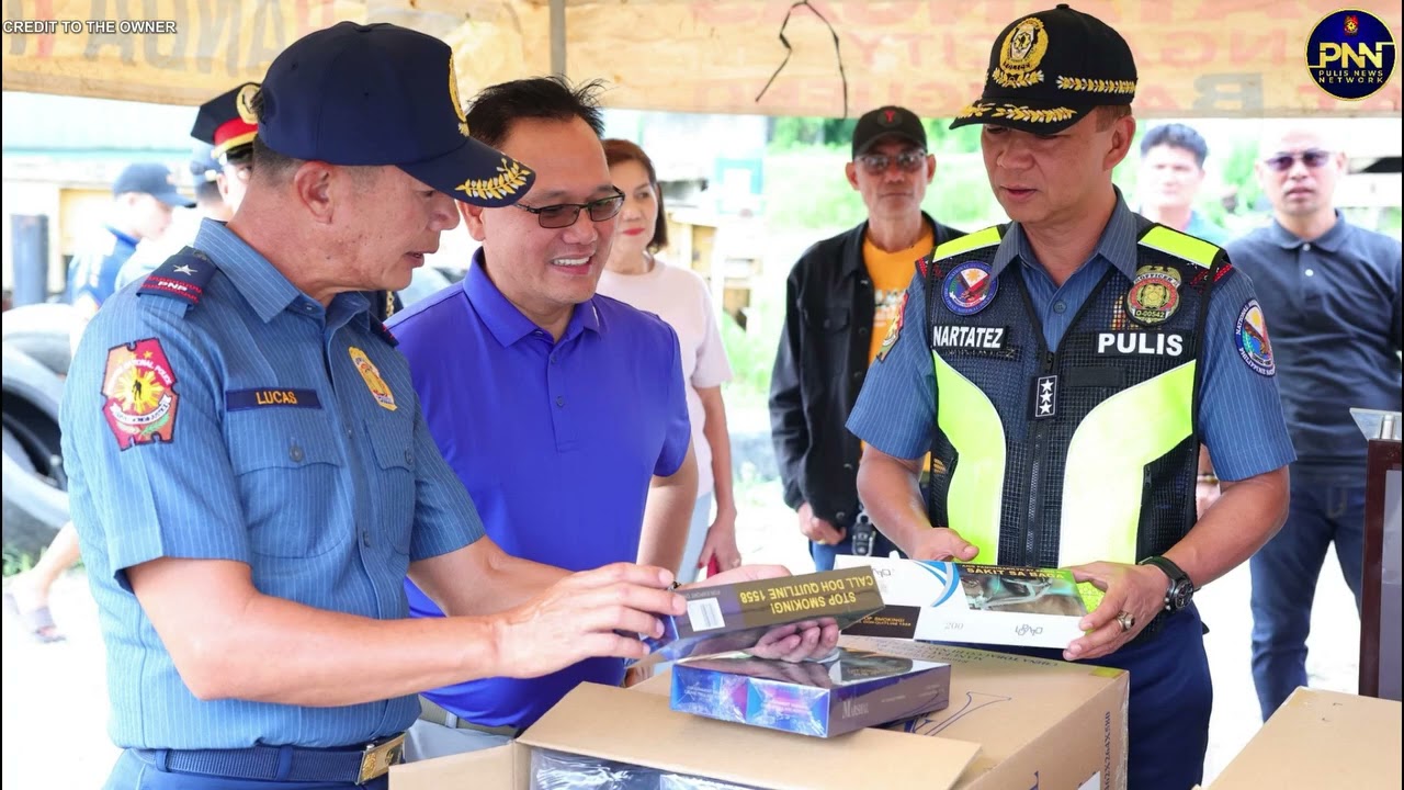 PNP, SINUSURI KUNG MAGKAUGNAY ANG MGA NASABAT NA SMUGGLED CIGARETTES