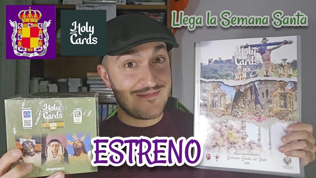 LLEGA LA SEMANA SANTA - Caja Completa *SEMANA SANTA JAÉN 2026* HOLY CARDS - CROLOMOLO