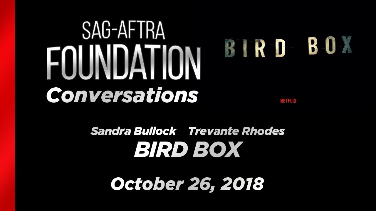 Conversations with Sandra Bullock and Trevante Rhodes of BIRD BOX