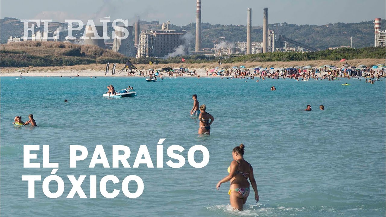 Los VERTIDOS TÓXICOS de una fábrica dan una apariencia PARADISÍACA a una playa de la Toscana