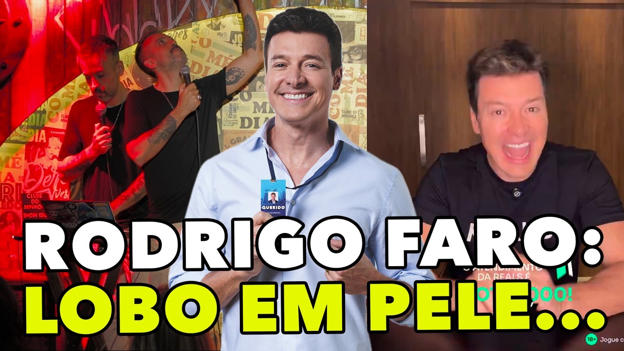 RODRIGO FARO: uma aula de HUMILDADE, CARISMA e LIÇÃO DE VIDA - Murilo Moraes no SHOW DO REACT