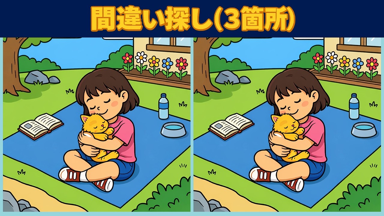 [Spot the Difference Brain Training] Find them all and prove your smartness #3