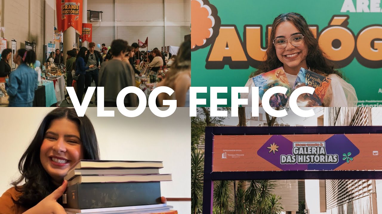 Vlog FEFICC: fui como voluntária + livros que comprei 📚 | FICÇÃO CRISTÃ
