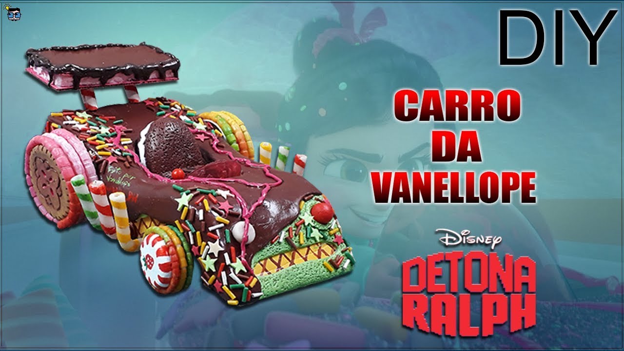 Tutorial do carro doce da Vanellope (Sweet Car)- DIY DETONA RALPH