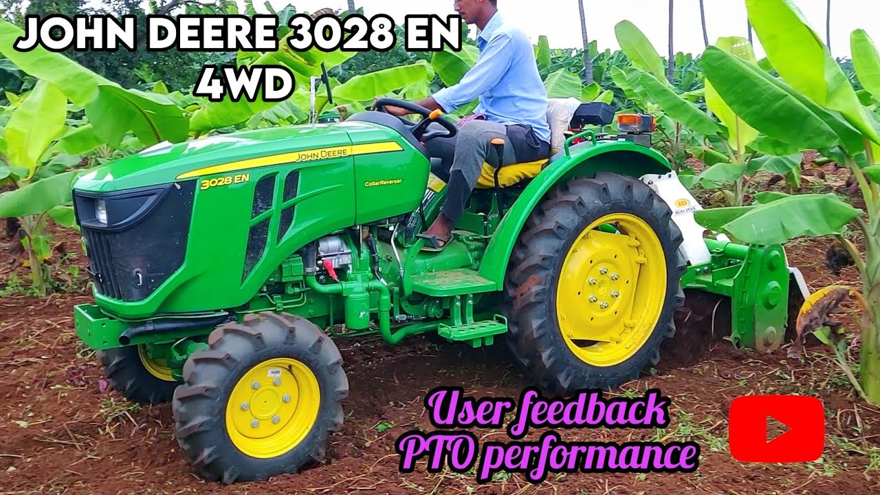 John deere 3028 EN 4wd mini tractor user feedback + PTO performance | Agriculture India