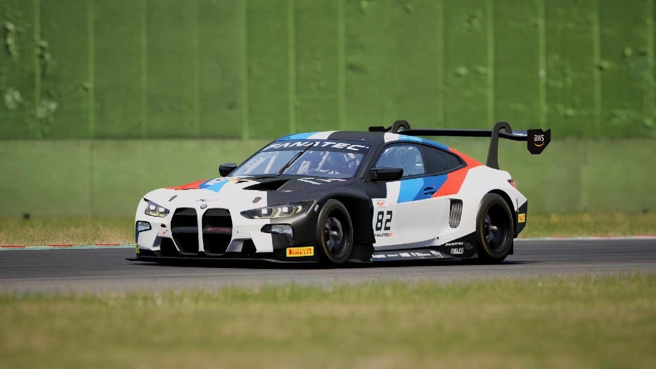 BMW M4 GT3 ACC onboard race Imola прорив)))