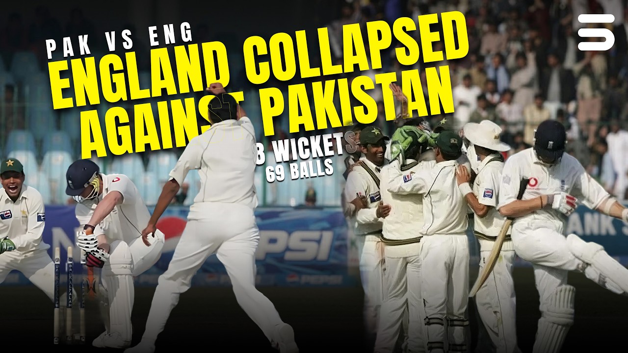 The 69-ball collapse that stunned England | Pakistan vs England | 3rd Test 2005 | PCB | MA2K