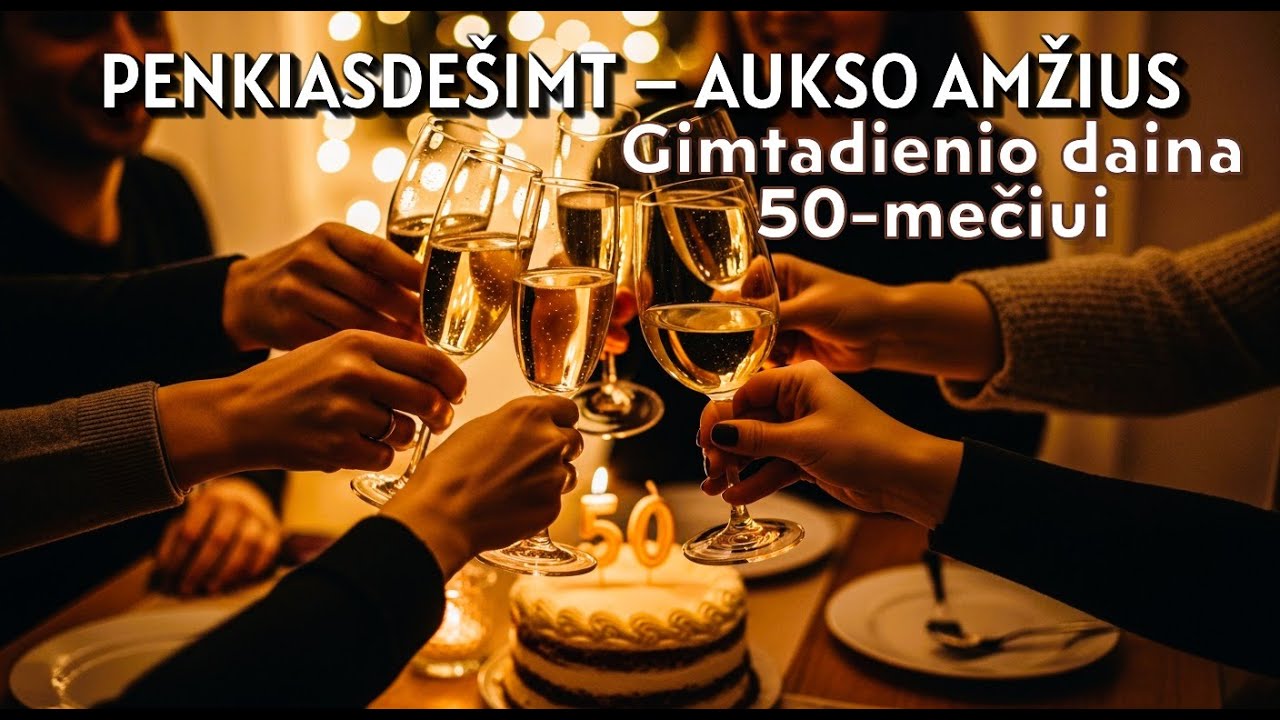 Penkiasdešimt – aukso amžius (50-ojo gimtadienio daina)
