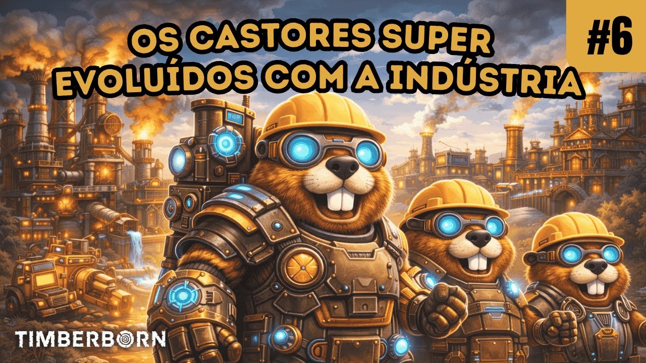 Você Não Vai Acreditar nas Novas Capacidades dos Castores! Timberborn Gameplay PT BR-  EP 6