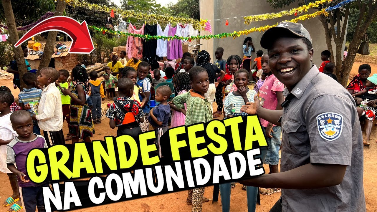 GRANDE FESTA NA COMUNIDADE  COM MAIS DE 100 CRIANÇAS