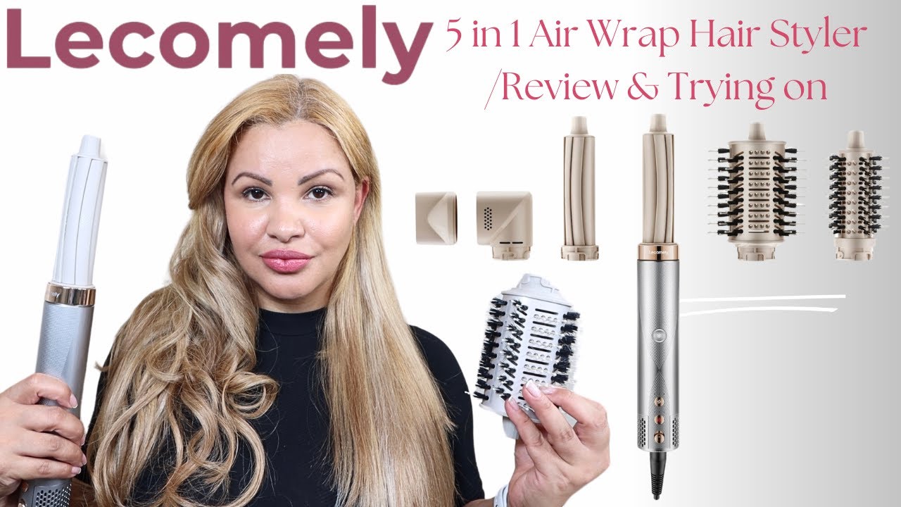Lecomely 5 in 1 AirEdge A3 Multi Styler  Review Trying on