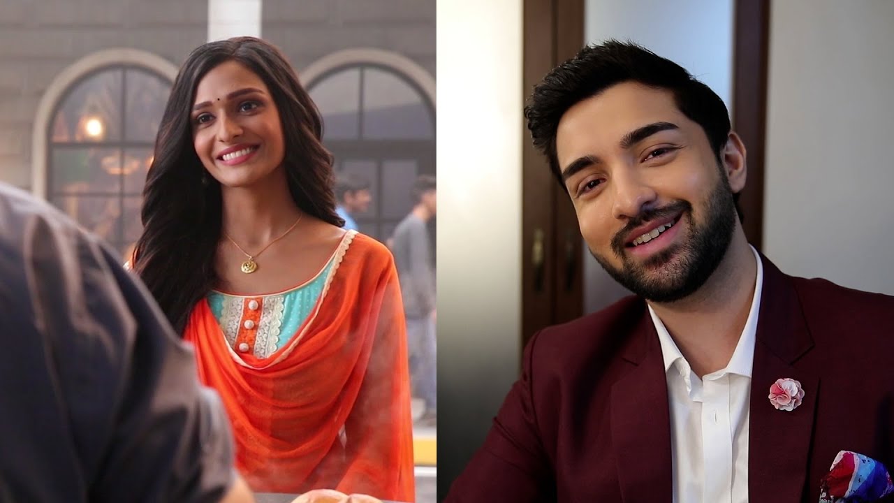 Aishwarya Khare and Rohit Suchanti’s promo shoot for their new show Bhagya Lakshmi