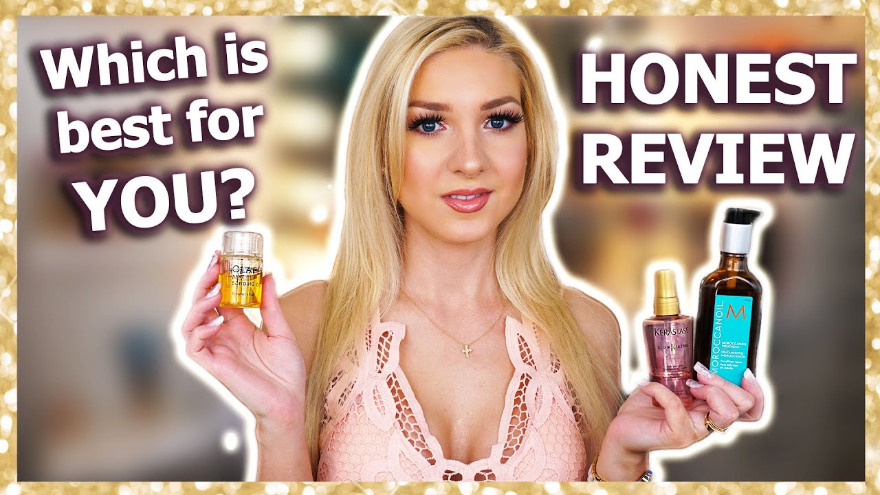 MOROCCANOIL против OLAPLEX No 7 против KERASTASE Elixir Ultime | Какое масло для волос лучше?