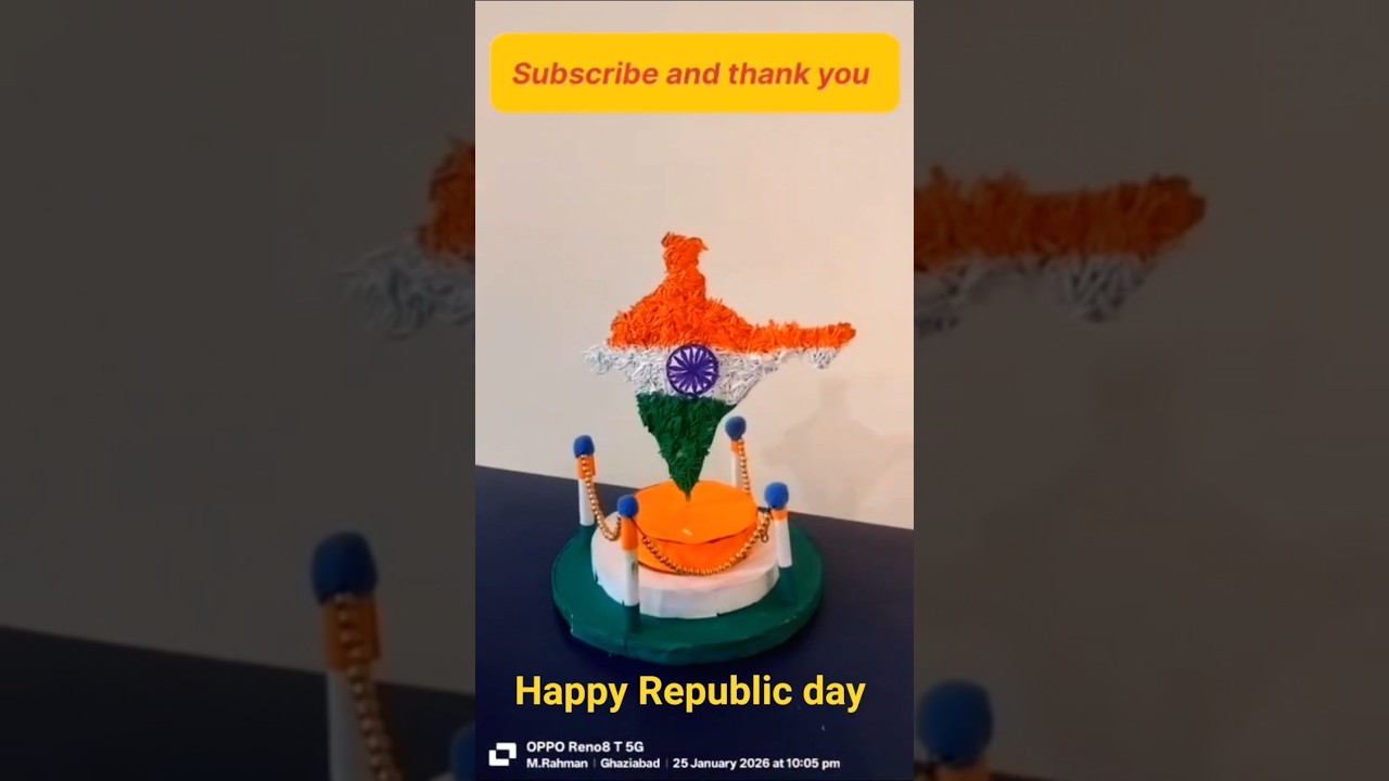 🇮🇳 This India Map Will Make You Proud | Republic Day Craft