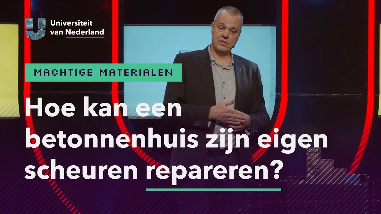 Hoe kan een betonnen huis z'n eigen scheuren repareren? | MACHTIGE MATERIALEN