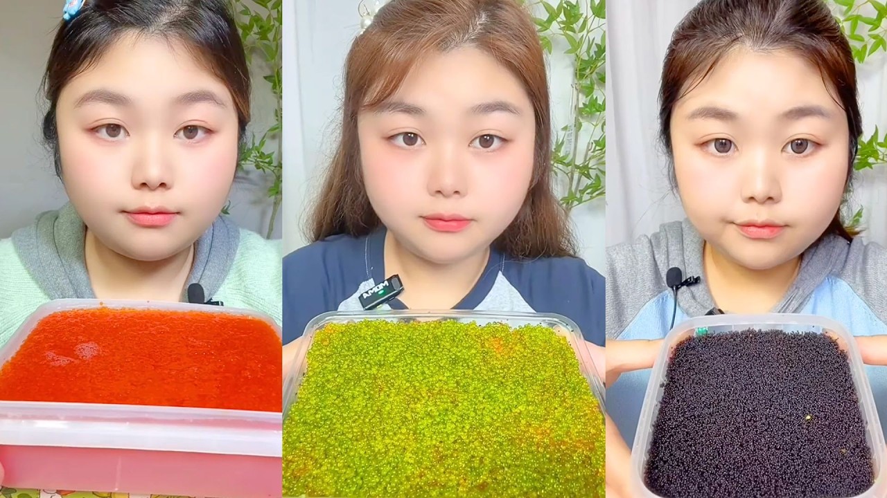 Seafood Texture ASMR | Massive Fish Roe Bowl Eating #83