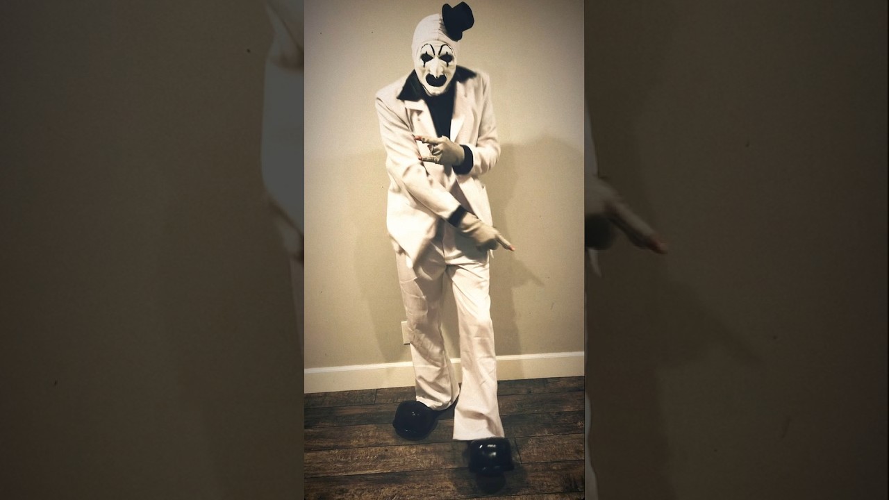 Art the Clown walking to Peacock to film his scene with Pete Davidson for the series Bupkis #shorts