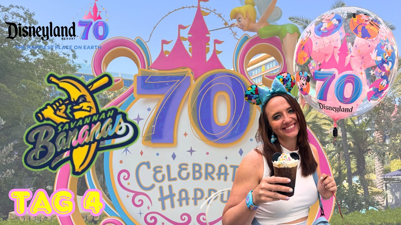 Disneyland Anaheim 70th Key Experience 🎁 + Savannah Bananas im Park?! | Vlog Tag 4 voller Highlights