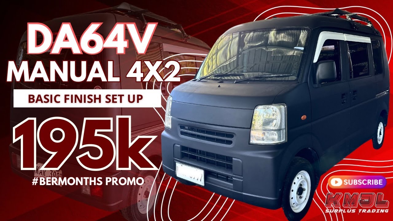 DA64V MANUAL 4x2 BASIC FINISH SET UP | KMJL Surplus Trading