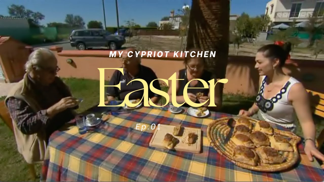 Greek Easter Traditions | Making Flaounes & Sofrito | My Cypriot Kitchen with Tonia Buxton