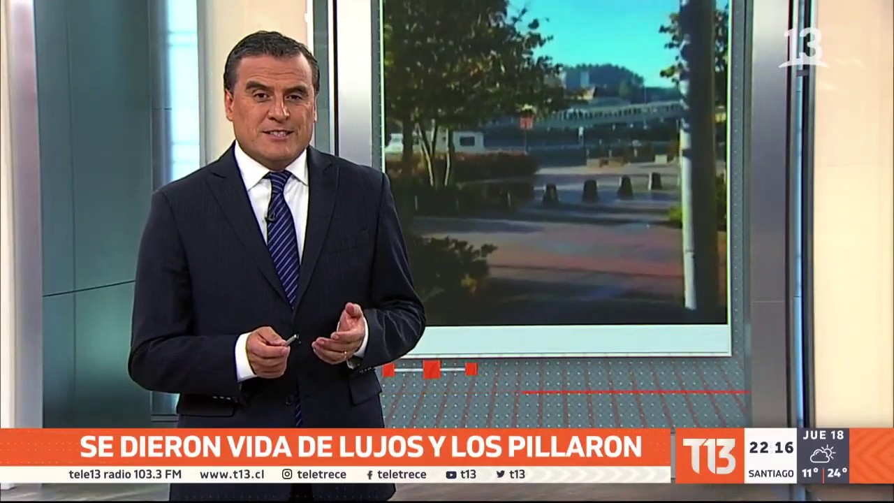 Dos ladrones roban 130 millones de pesos desde un banco en Las Condes
