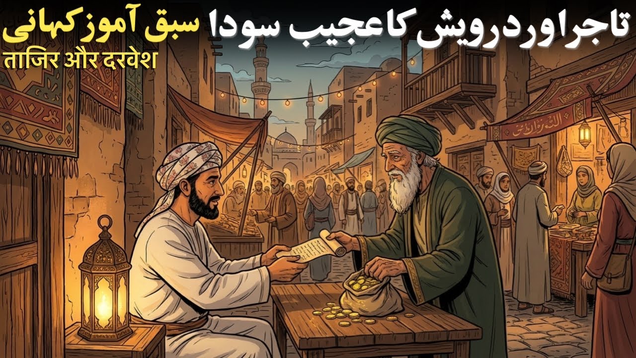 Ameer Tajir Aur Derwaish Ka Qissa | ताजिर और दरवेश | Urdu Moral Story