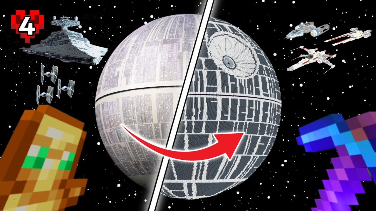 I Recreated Star Wars in Minecraft Hardcore!