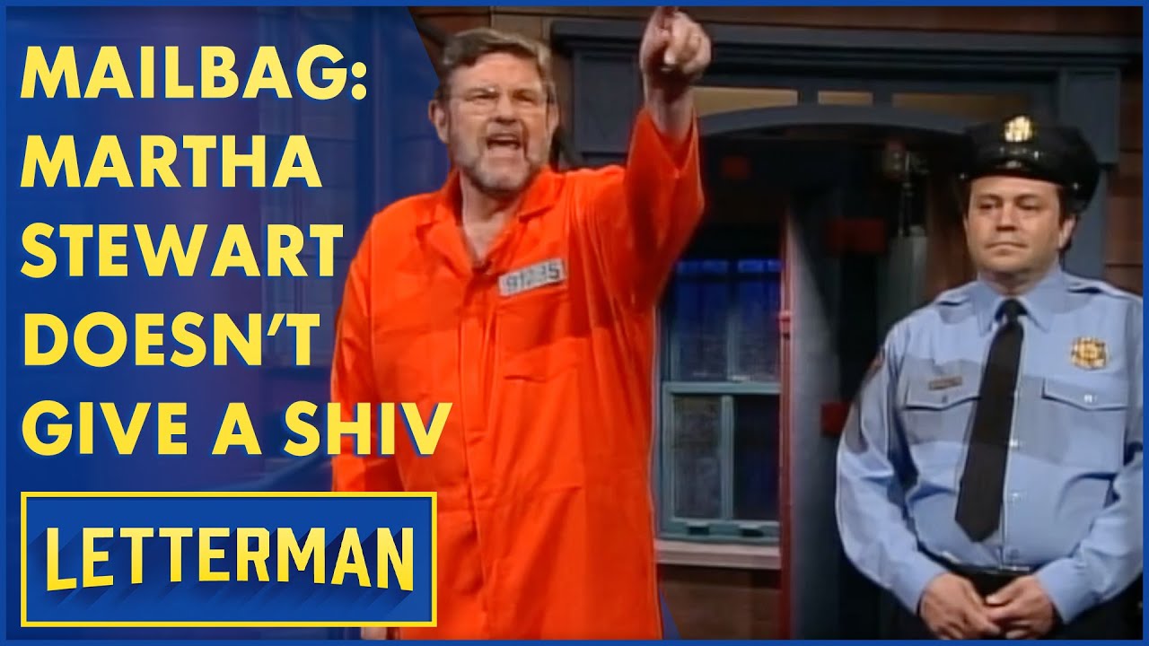 CBS Mailbag: Martha Stewart Is Here And She's Pissed Off | Letterman
