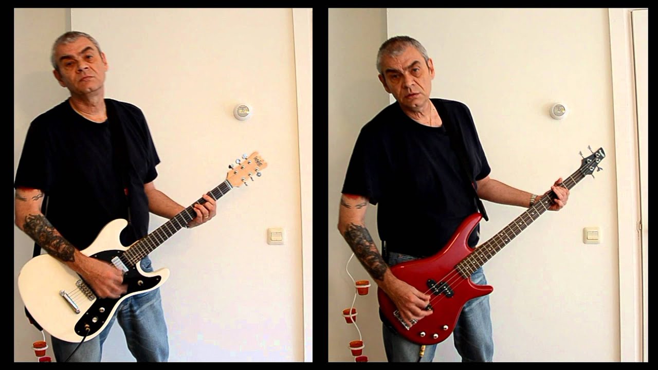RAMONES - I Believe In Miracles -live- (guitar & bass cover)