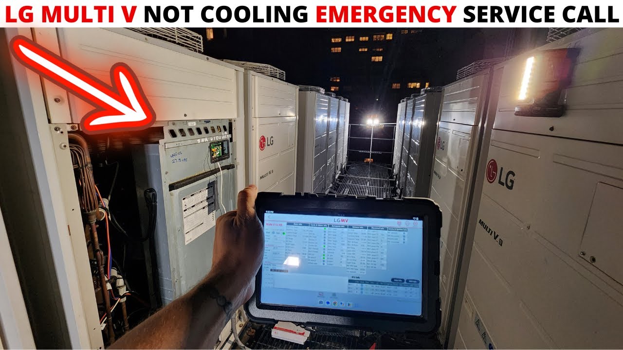 HVAC: LG Multi V Not Cooling/Error Code CH75 (LG Multi V Error Code CH 75 Troubleshooting & Repair)