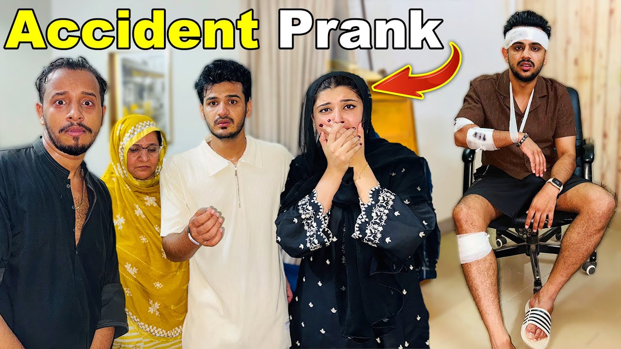 Accident Prank On Zulqarnain & Kanwal 😂 || Hilarious Prank