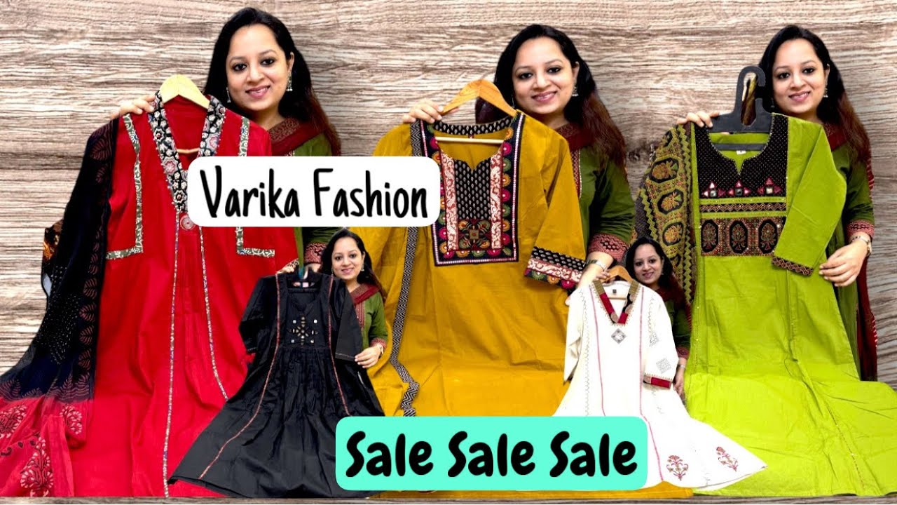 Varika Fashions Brings You Sale on Kaftans, Cotton 1, 2 & 3 Piece Suits and Anarkalis.