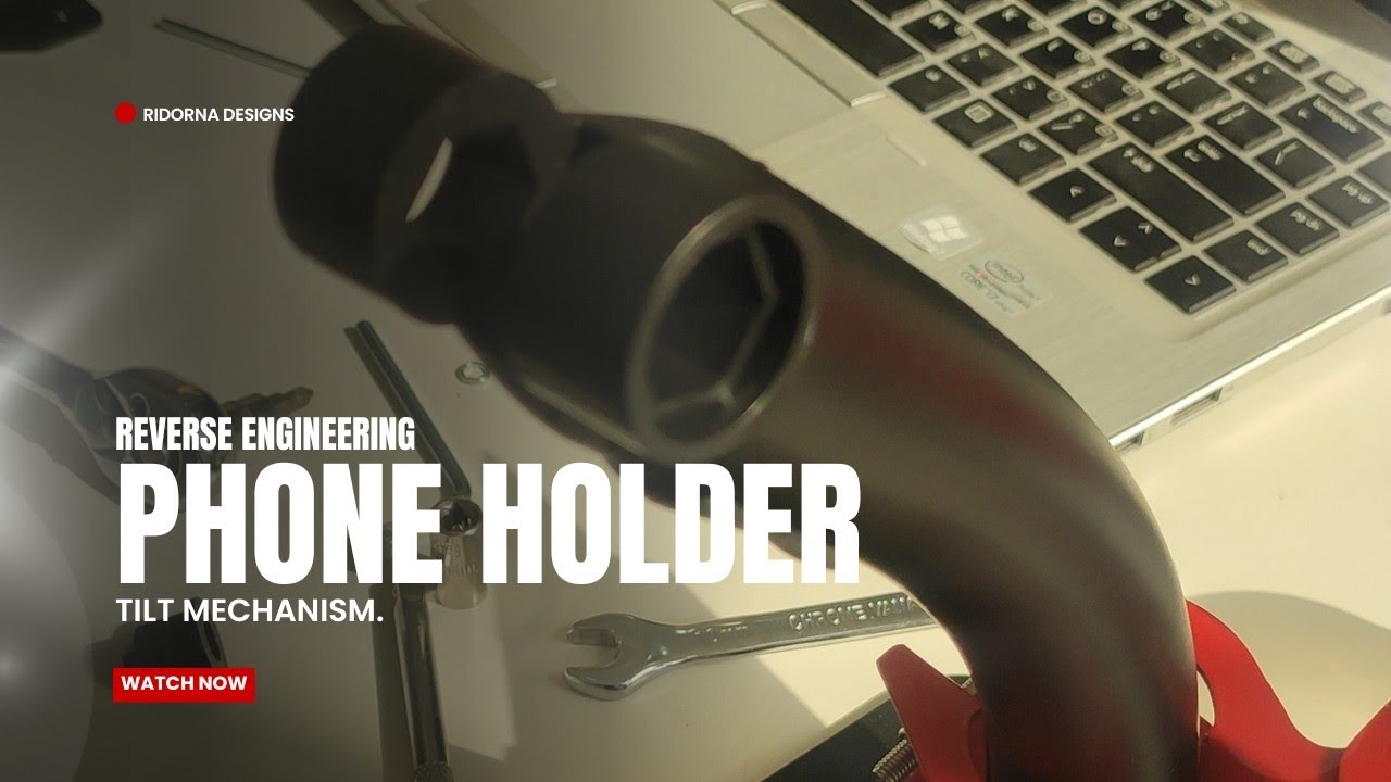 Tablet holder tilt mechanism design