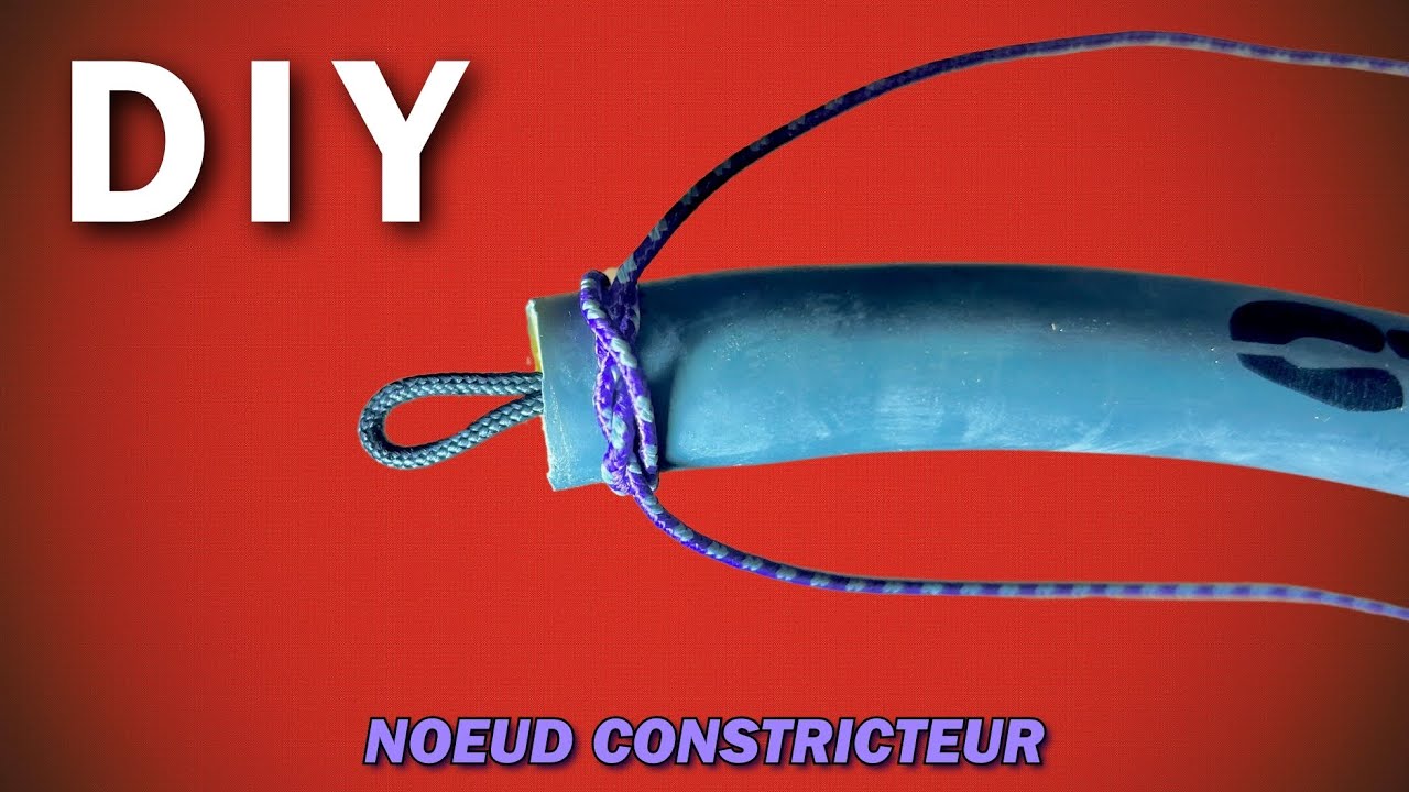 TUTO Ligature de Sandow (noeud constricteur) - DIY