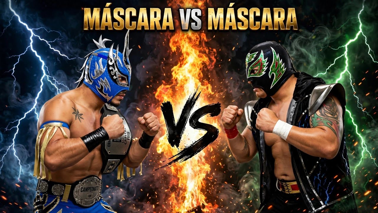 LAREDO KID VS IMAGEN 2 MASCARA VS MASCARA 