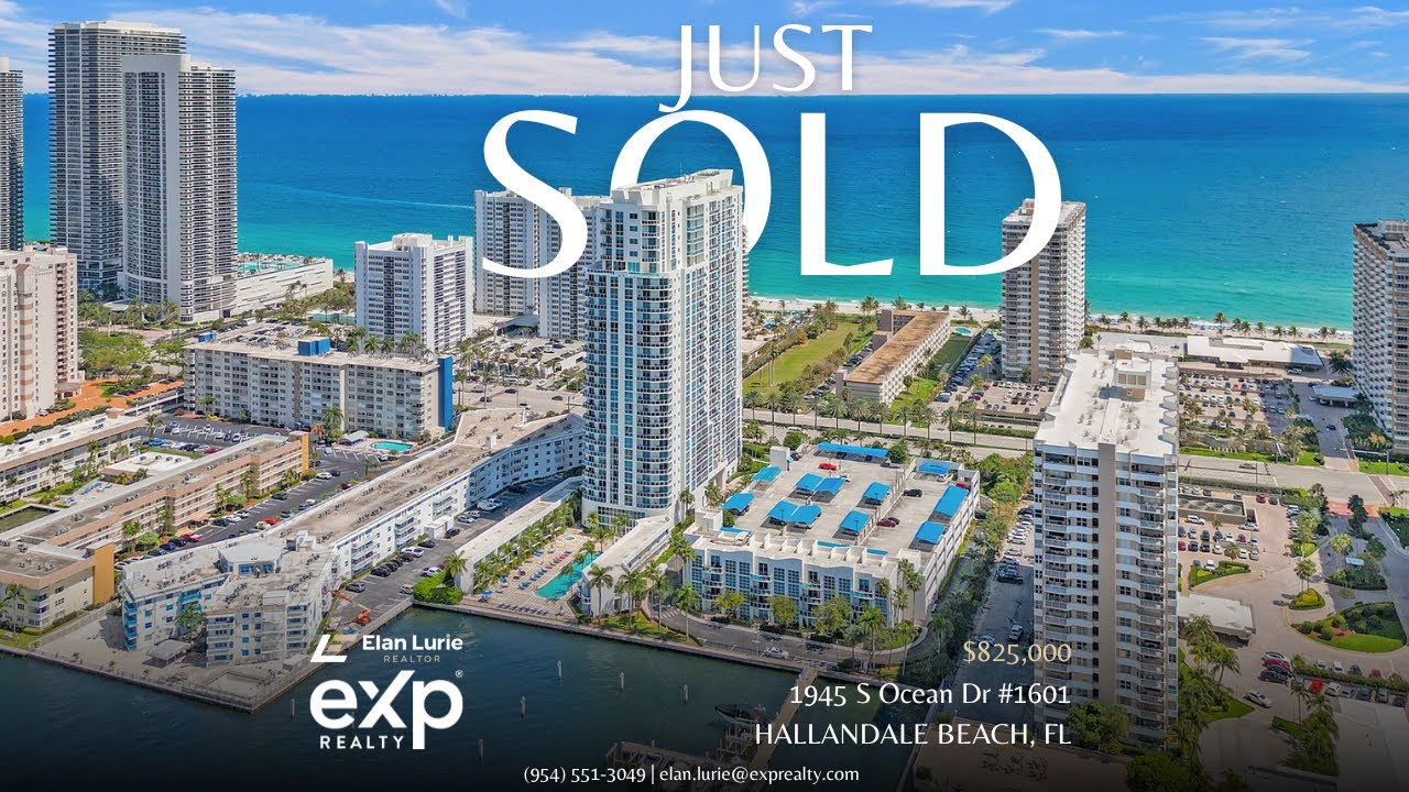 Sold in Hallandale Beach, FL | 1945 S Ocean Dr 1601 (Ocean Marine Yacht Club)