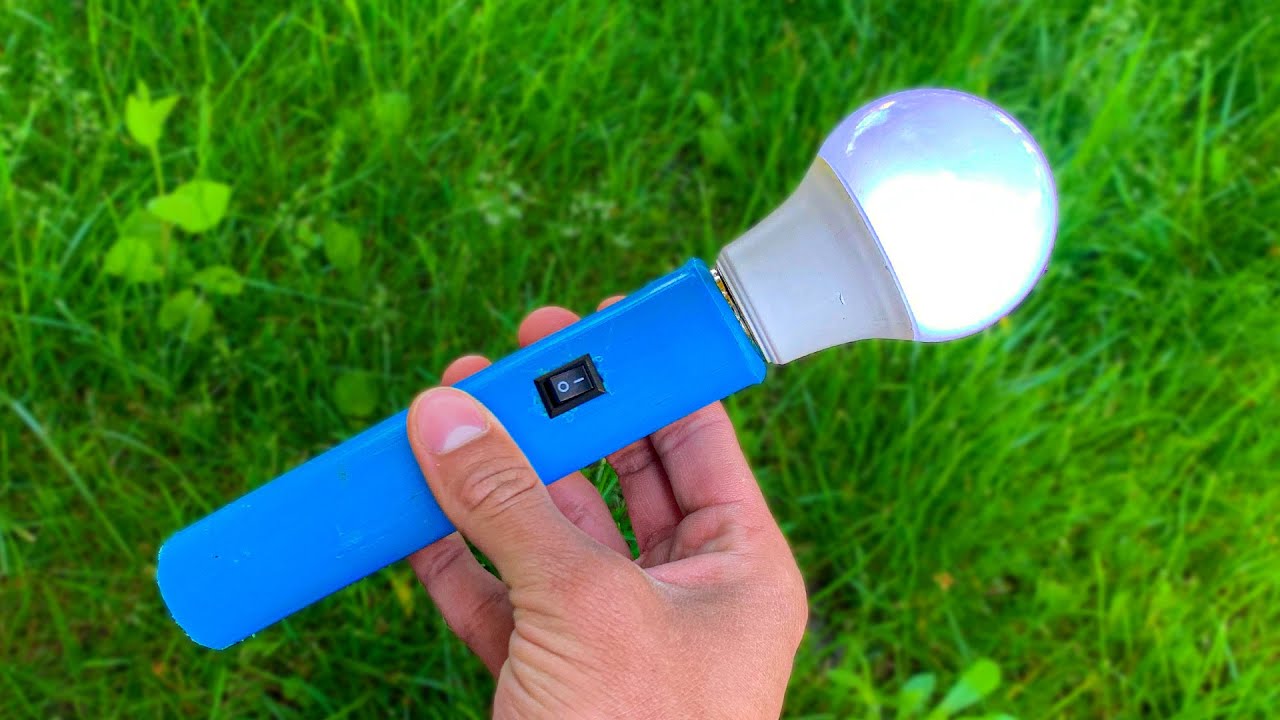 How to make a Practical Rechargeable Lamp -  Simple Invention !