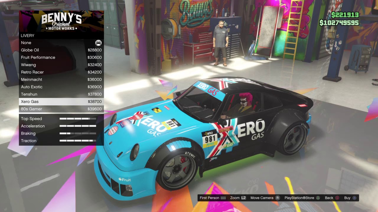Upgrade comet pfister at Benny&acute;s costum gta v