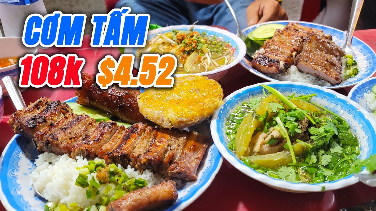 Quán Cơm Tấm Đêm Luôn Đông Nghẹt Khách, Có Những Gì Trong Dĩa Cơm Nổi Tiếng Hóc Môn | VN #17