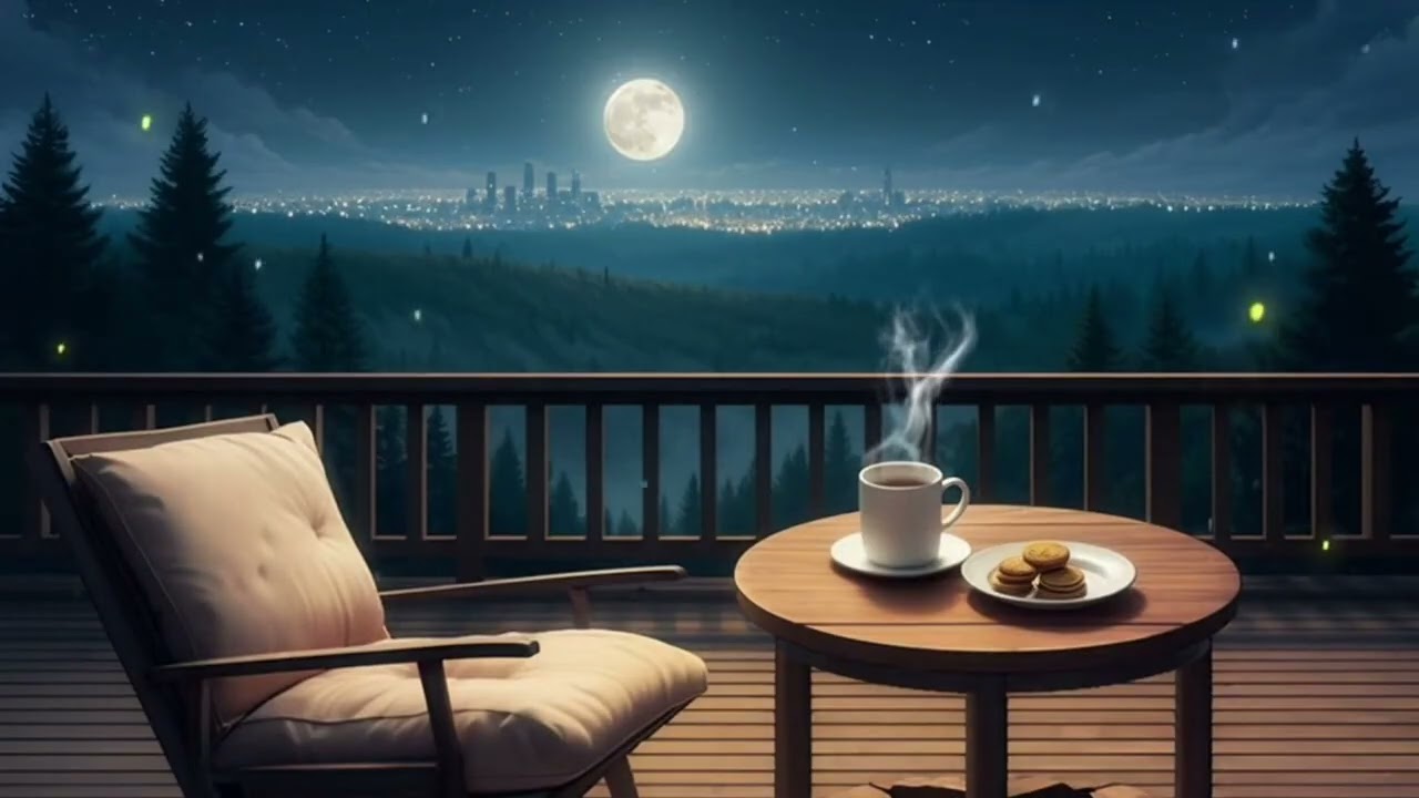 Relaxing Countryside Skyline Jazz Vibes