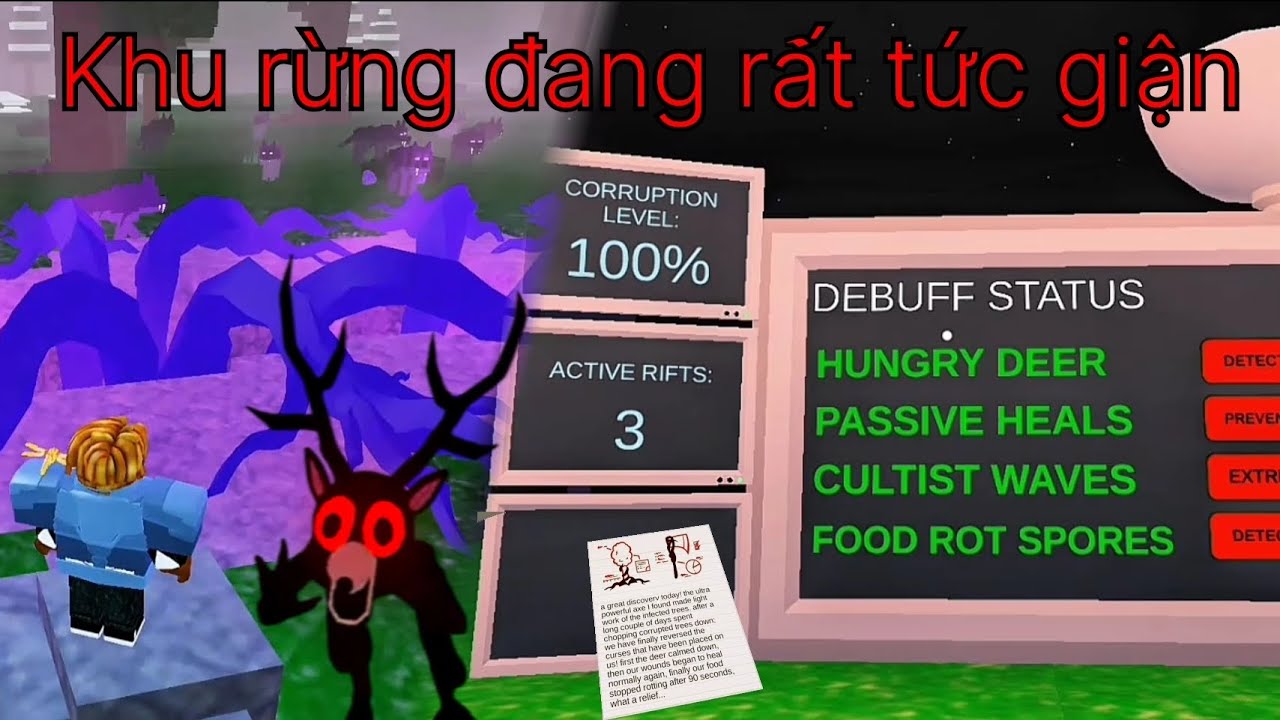 Khu rừng đang rất tức giận và đã gây ra những lời nguyền kinh hoàng...🥶🔥| 99 days in the forest