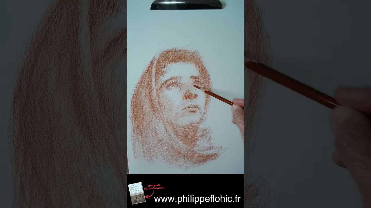 Portrait au  clair-obscur ✏️ | Démo rapide en direct