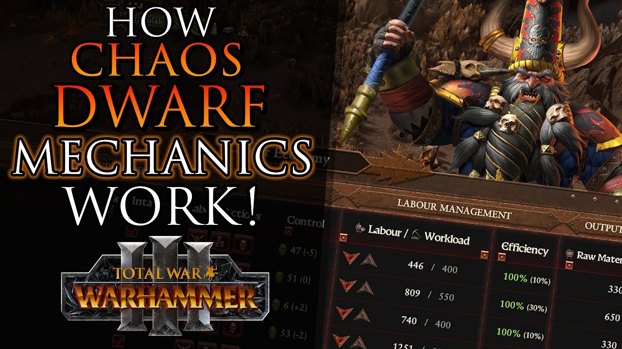 Understanding Chaos Dwarf CAMPAIGN Mechanics Guide! - Warhammer 3