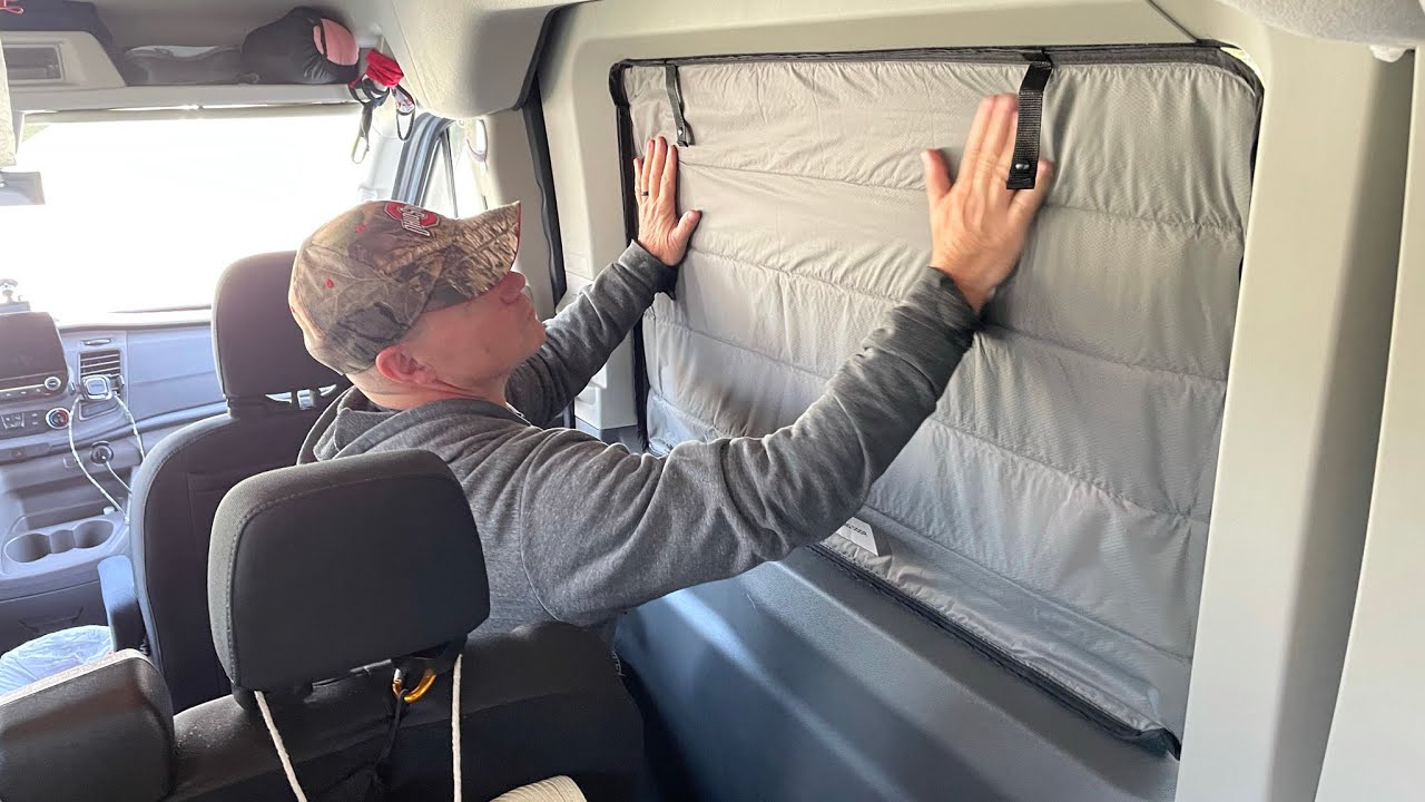 Ford Transit Van Build - A Tweak to Blackout Curtains