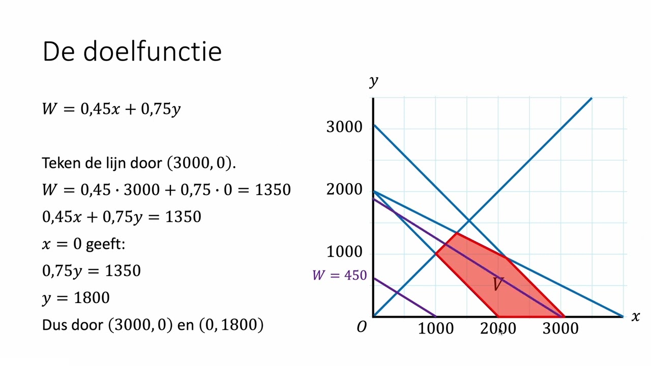 De doelfunctie (VWO wiskunde A/C)