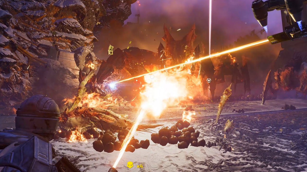 Battle with Terminids - Super Helldive Difficulty - 4K Quality - Helldivers 2