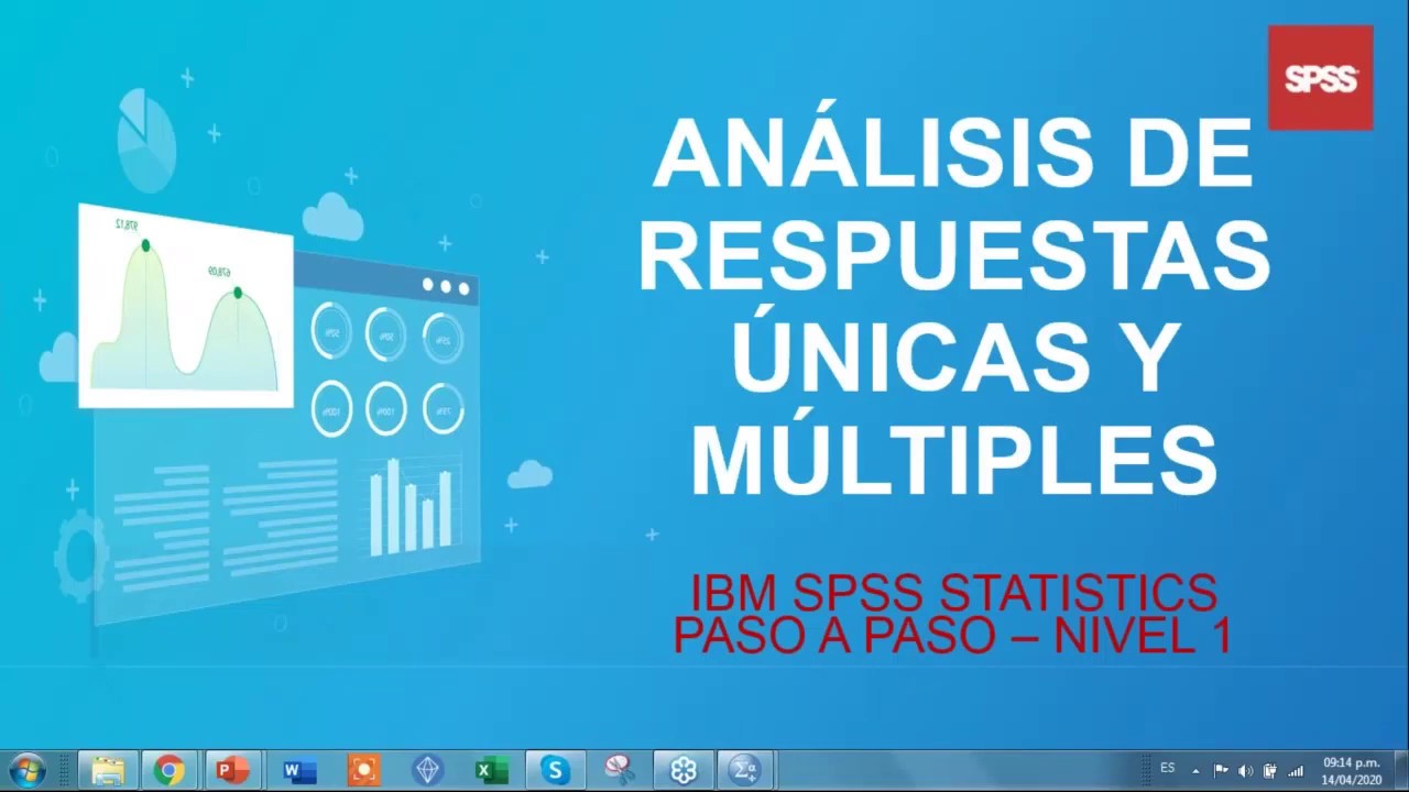 Paso a paso: análisis de respuestas únicas y múltiples con IBM SPSS Statistics