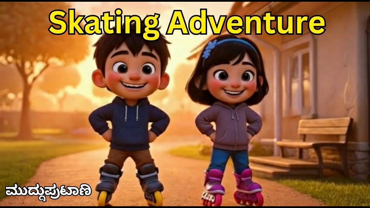 ಮುದ್ದುಪುಟಾಣಿ  | Skating Adventure fun | Muddu Putani Tv Kannada | ಸ್ಕೇಟಿಂಗ್ ಶೂಸ್ ಪ್ರ್ಯಾಂಕ್ ಸಾಹಸ  |