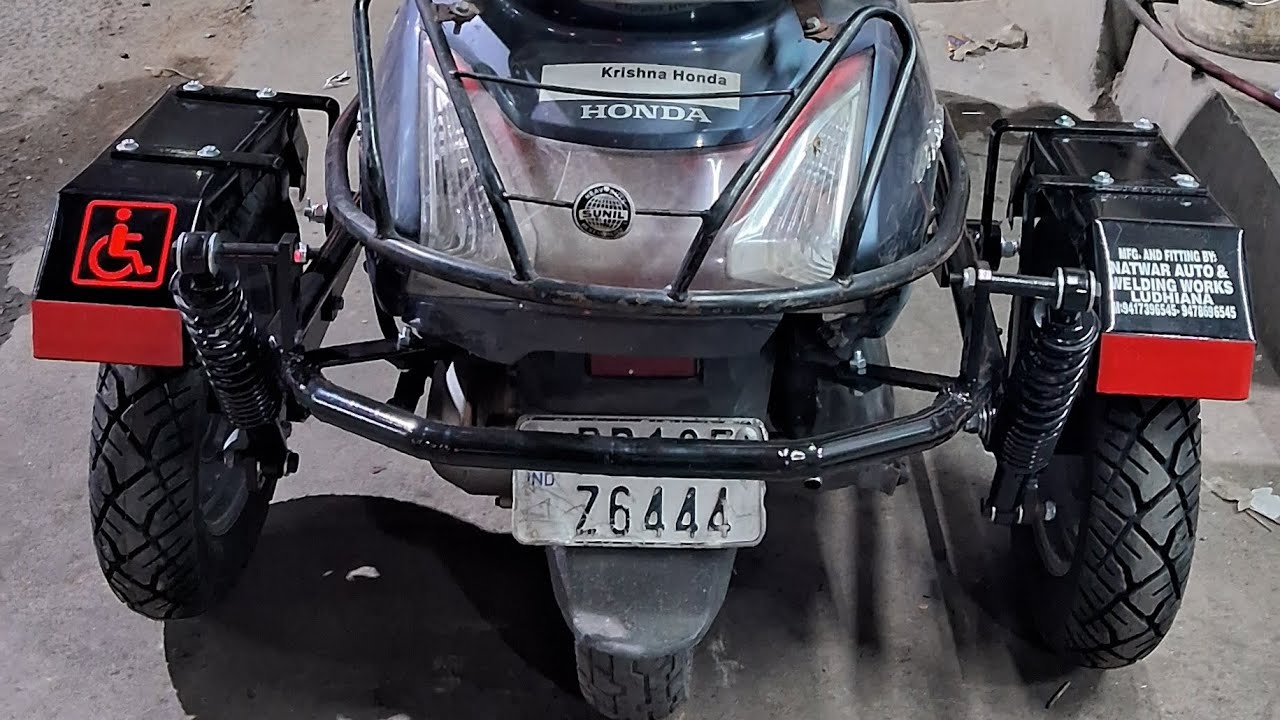 Side wheel attachment for handicapped people's ♿️ 👷‍♂️🛠📈
